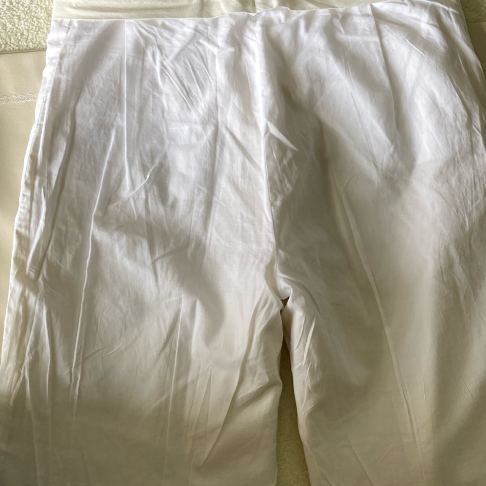 Sandro Wide Leg Pants in Light Beige/Cream - Picture 12 of 14